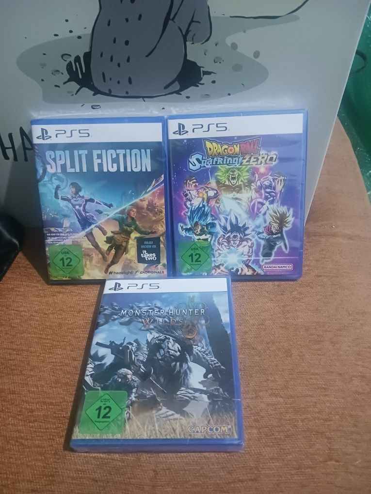 Split Fiction & Dragon Ball Sparking Zero & Monster Hunter Wilds