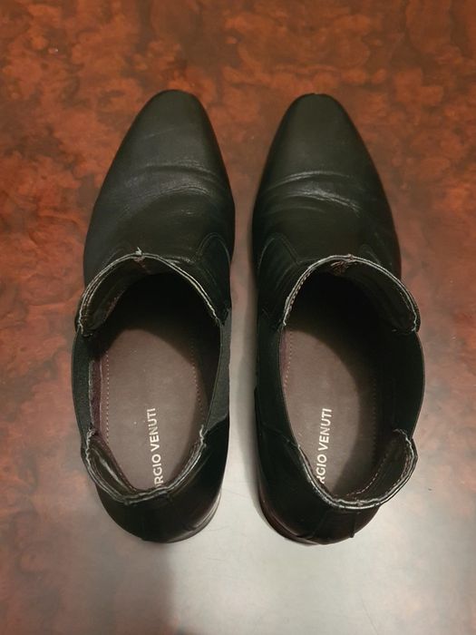 Кожени Мъжки Официални Боти 44 Номер Giorgio Venuti