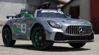 Masinuta electrica pentru copii Mercedes GT-R AMG #Silver