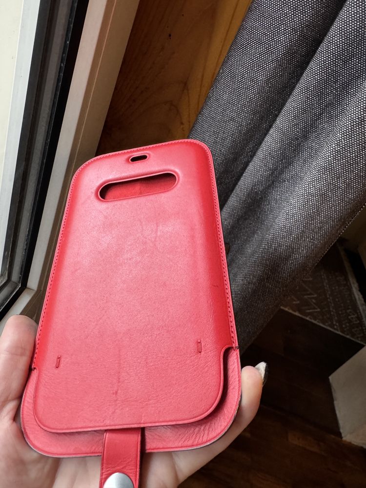 Оригинален калъф за Iphone 12/12pro естествена кожа