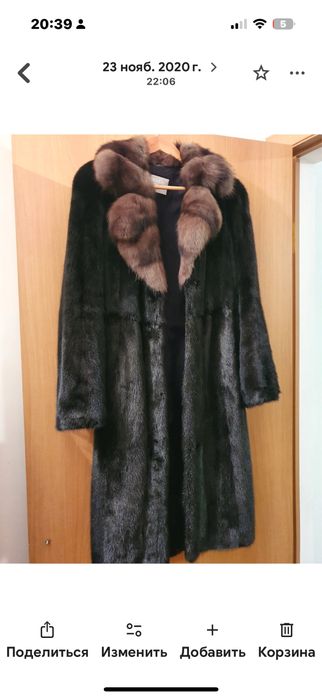 Продам норковую шубу рр 42-46