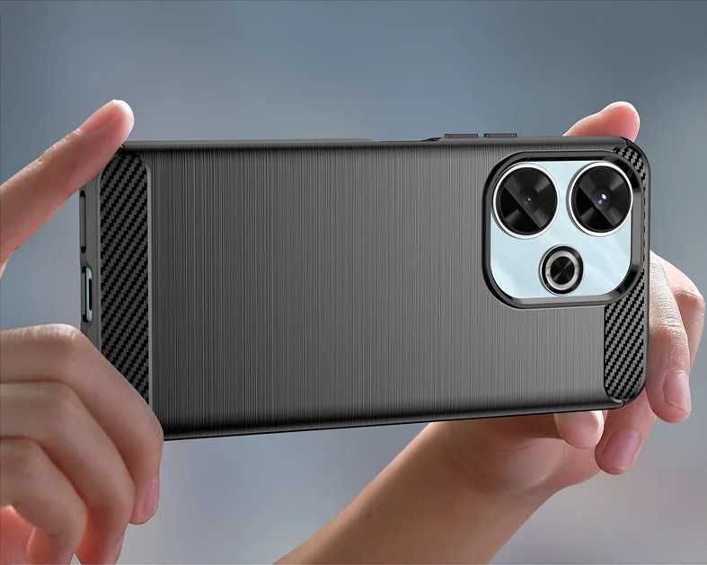 Xiaomi Redmi 13 - Удароустойчив Кейс Гръб CARBON