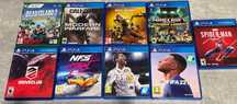 Vand 7 jocuri PS 4 + 1 joc XBOX impecabile.
