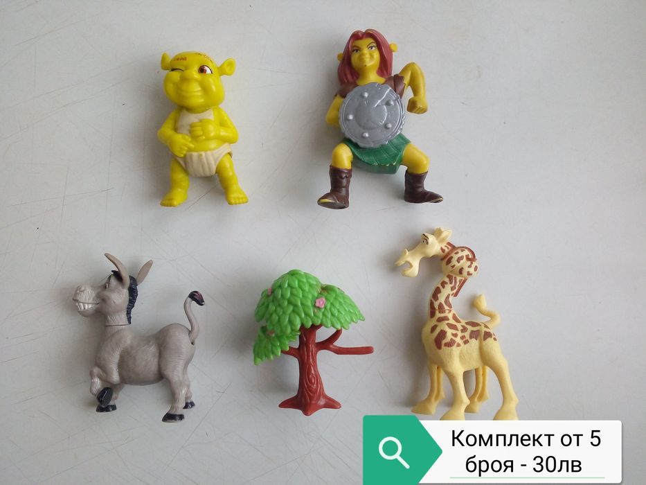 Детски фигурки, Лот 6 броя