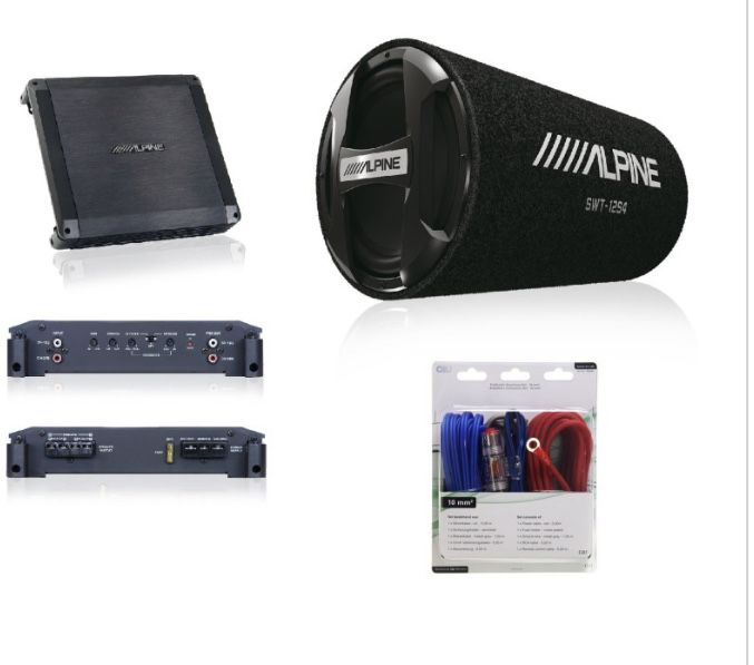 Vând urgent Subwoofer ALPINE SWT-12S4 + Statie BBX-T600