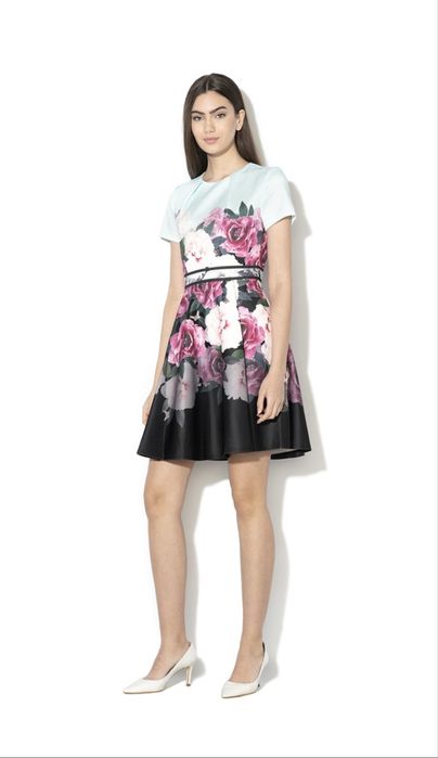 Флорална разкроена рокля Ted Baker