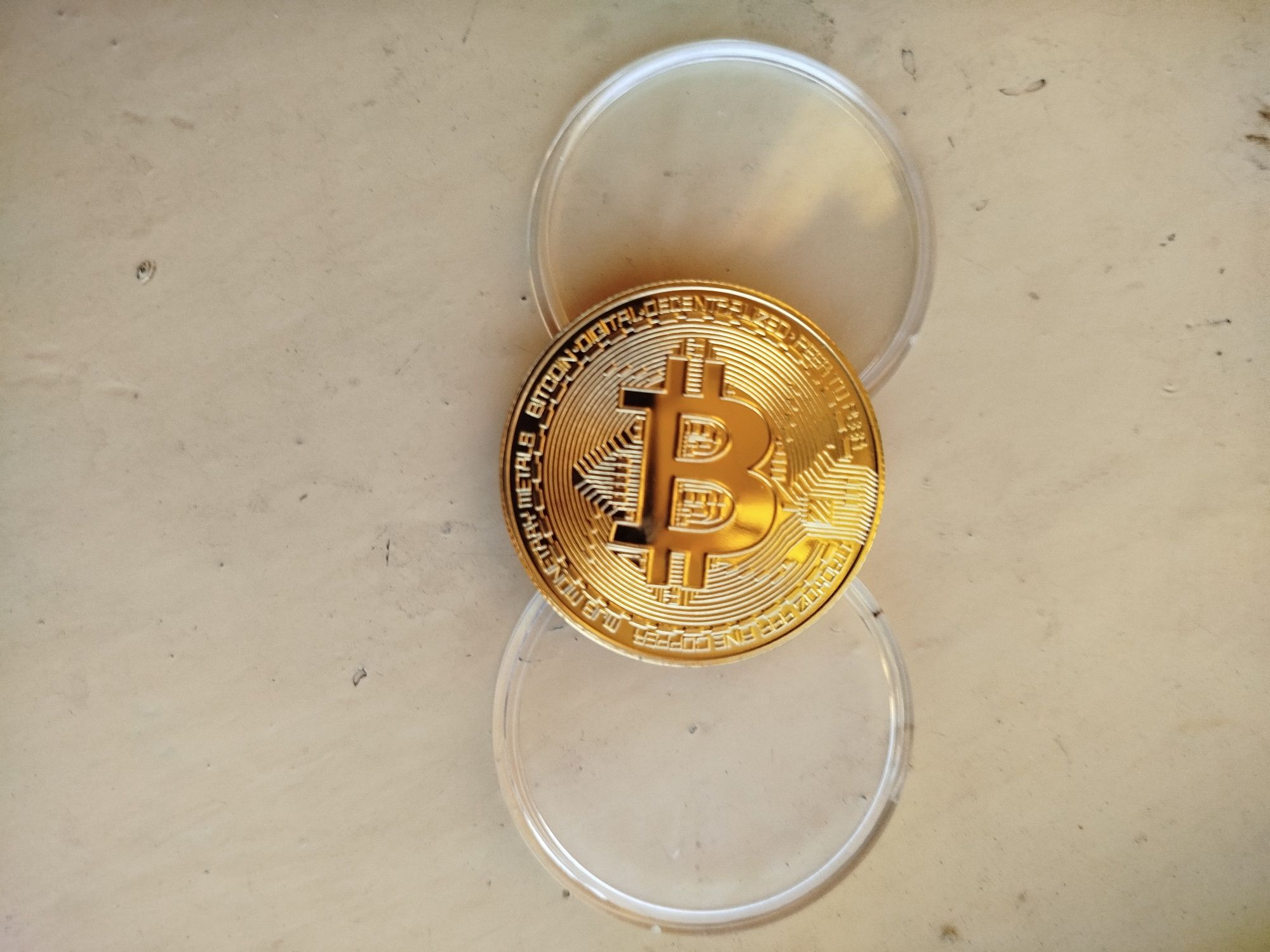 Monedă Bitcoin de colecție