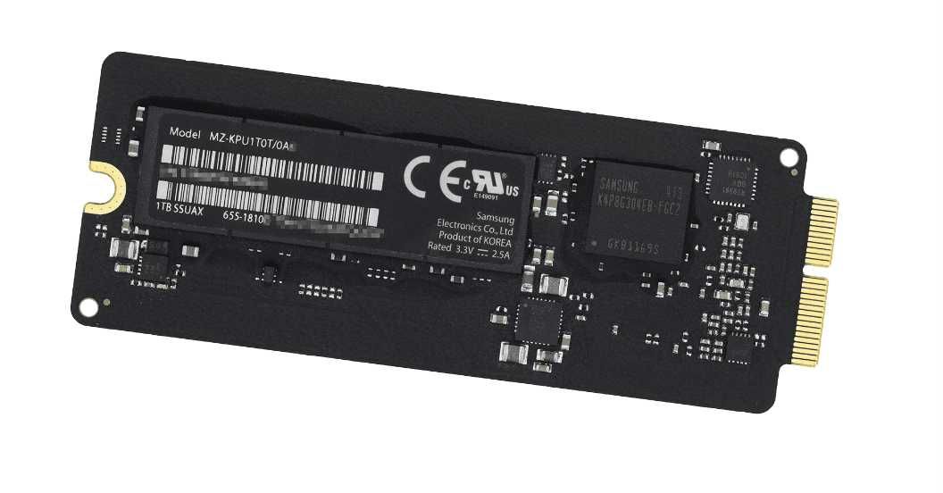 MacBook SSD Apple 12+16 pin 2013 - 2015 1 TB 1000 GB A1502 A1398