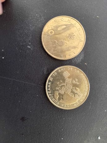 2 Monede de 50 de bani de colecție