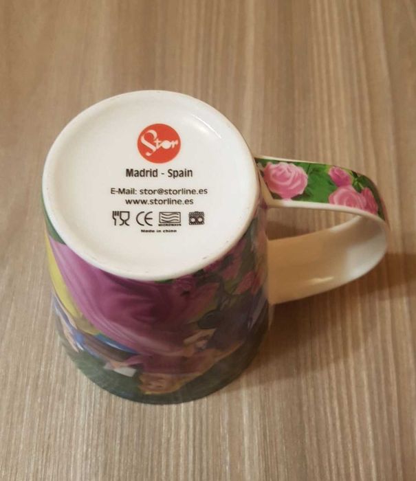 Set cu prințesele Disney cană mare și magnet