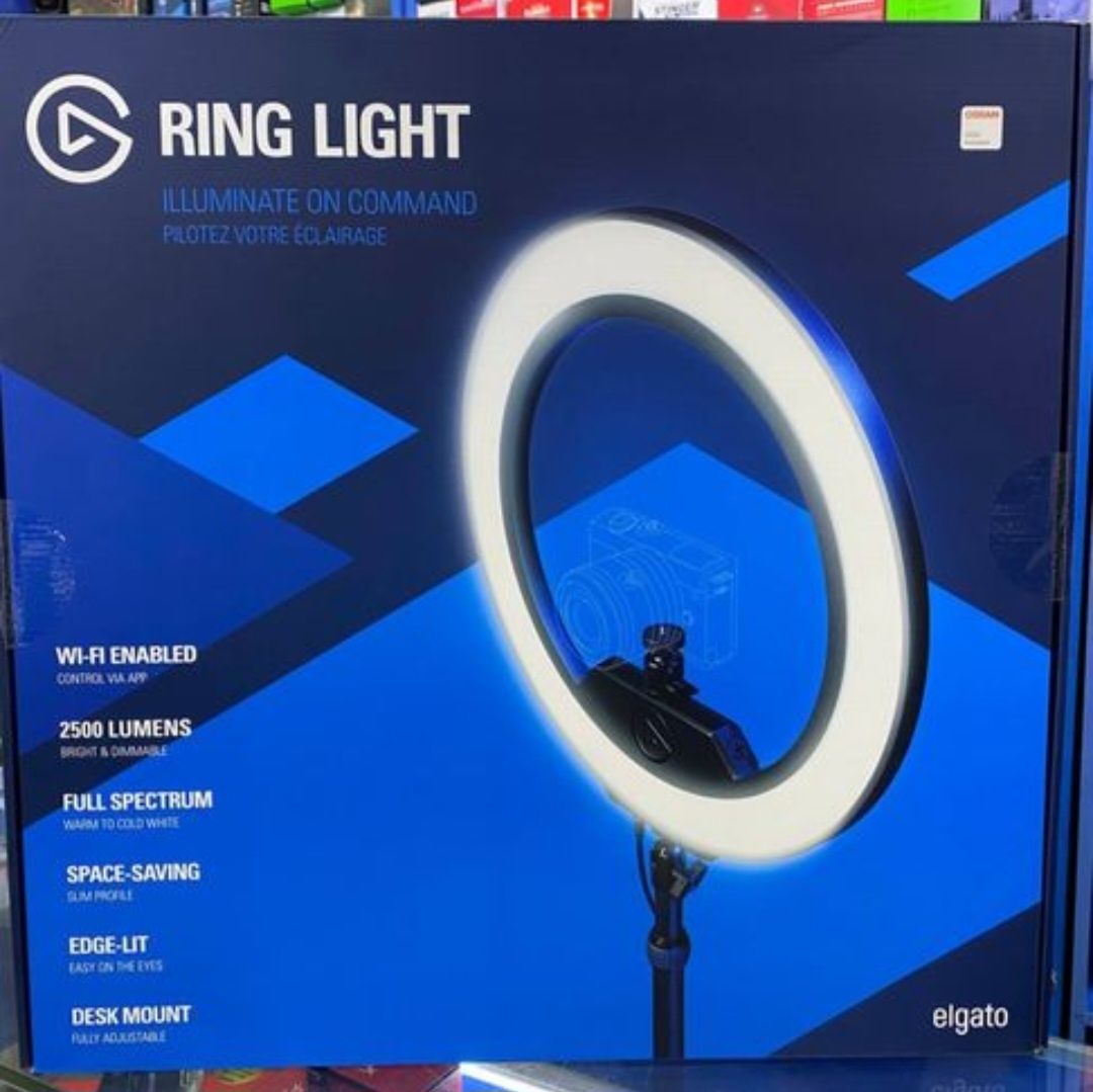 СКИДКА! (2в1) Стойка+Освещение для видео Elgato Ring Light