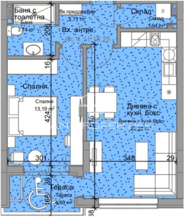 Продава се Двустаен апартамент в Пловдив, Остромила - 67 кв.м за 1342 €/кв.м - Снимка #2