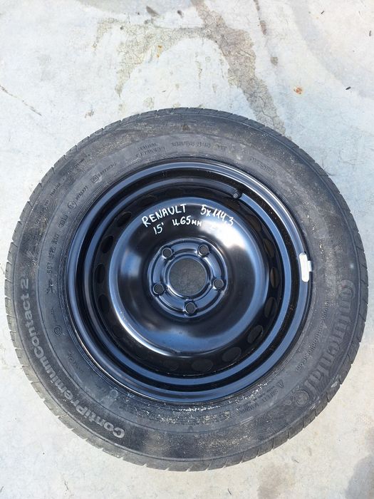 Резервна гума 15 цола 5x114,3 Renault / Рено