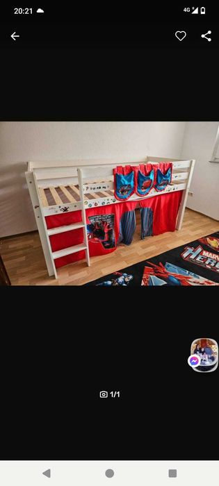 Pat etajat copii cu Spiderman