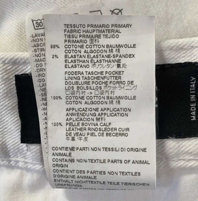 Blugi Dsquared2 Clement Jean White - Size 48 - Italy - Stare f buna!