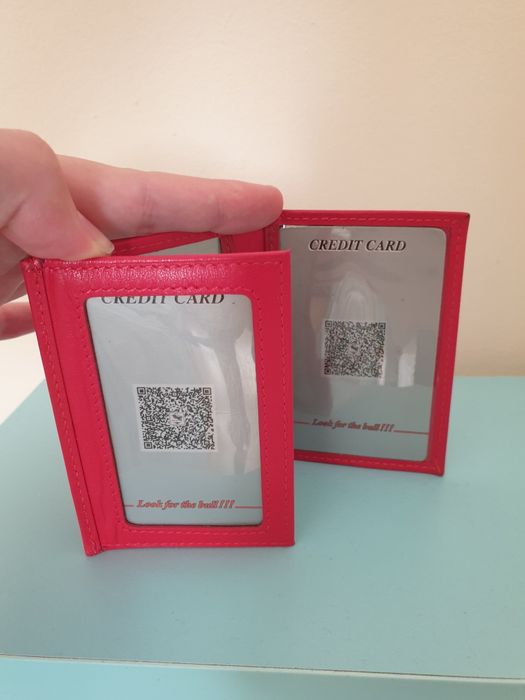 Кожен калъф за карти Art 93