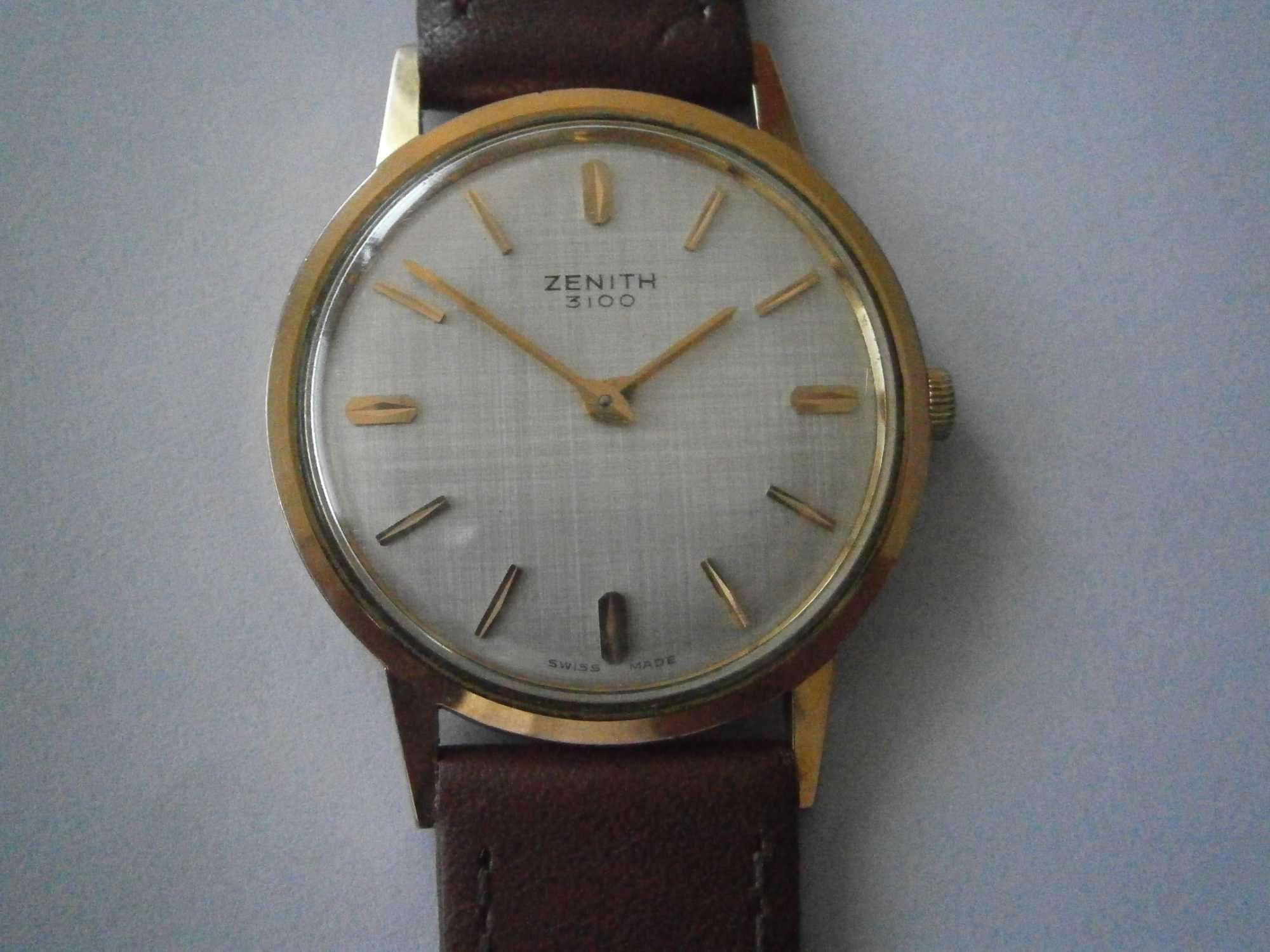 ZENITH 3100, cal. 2310, 34 mm, Au 20, TOP Dress timepiece!