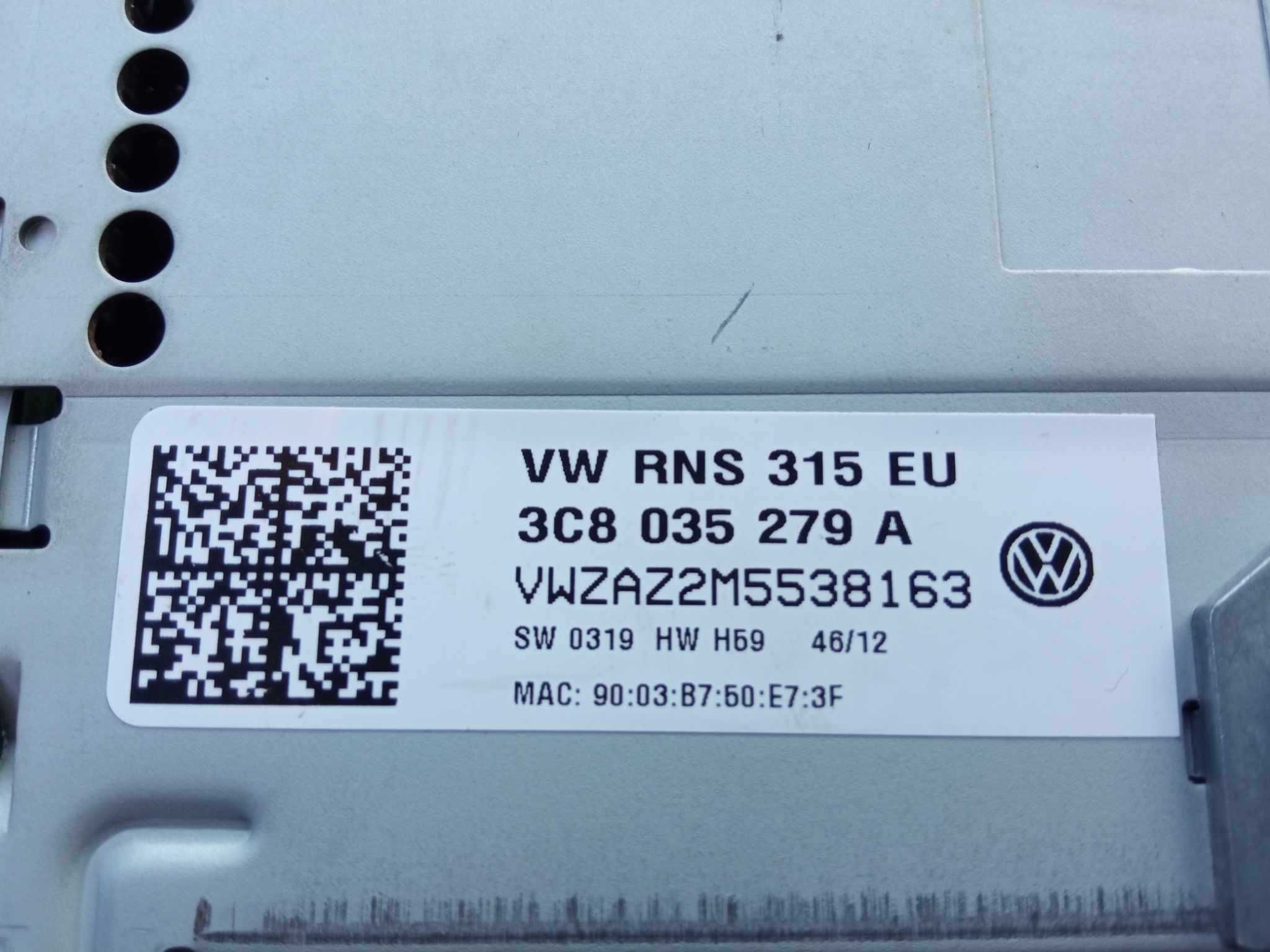 Мултимедия/Навигация VW RNS 315 [3C8 035 279 A] с проблем