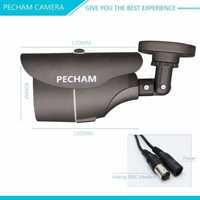 CCTV Camera 3.6mm HD, infrarosu, Night Vision PECHAM HD 1200TVL