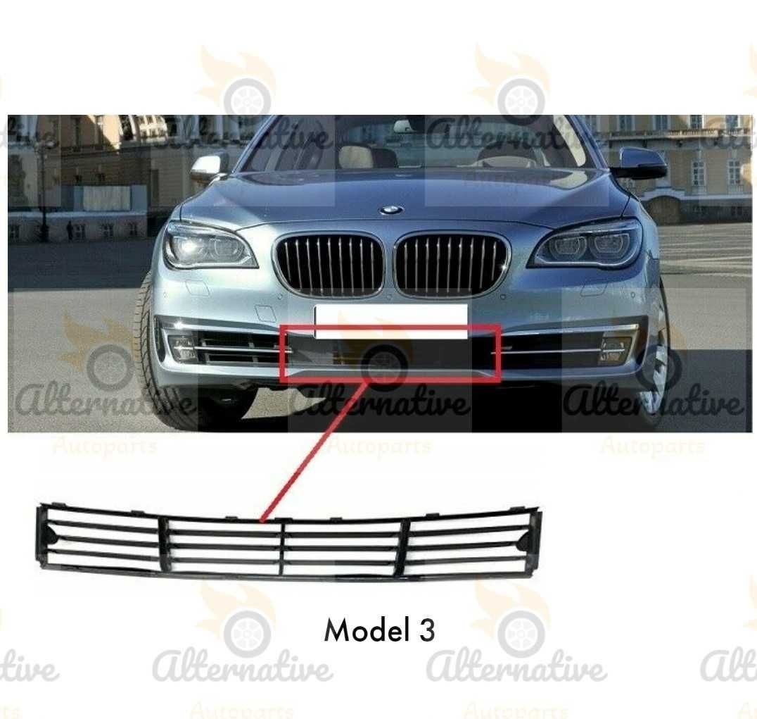 Решетка в предна броня за BMW 7  F01/F02 , 2008-2015/БМВ 7 ф01/ф02