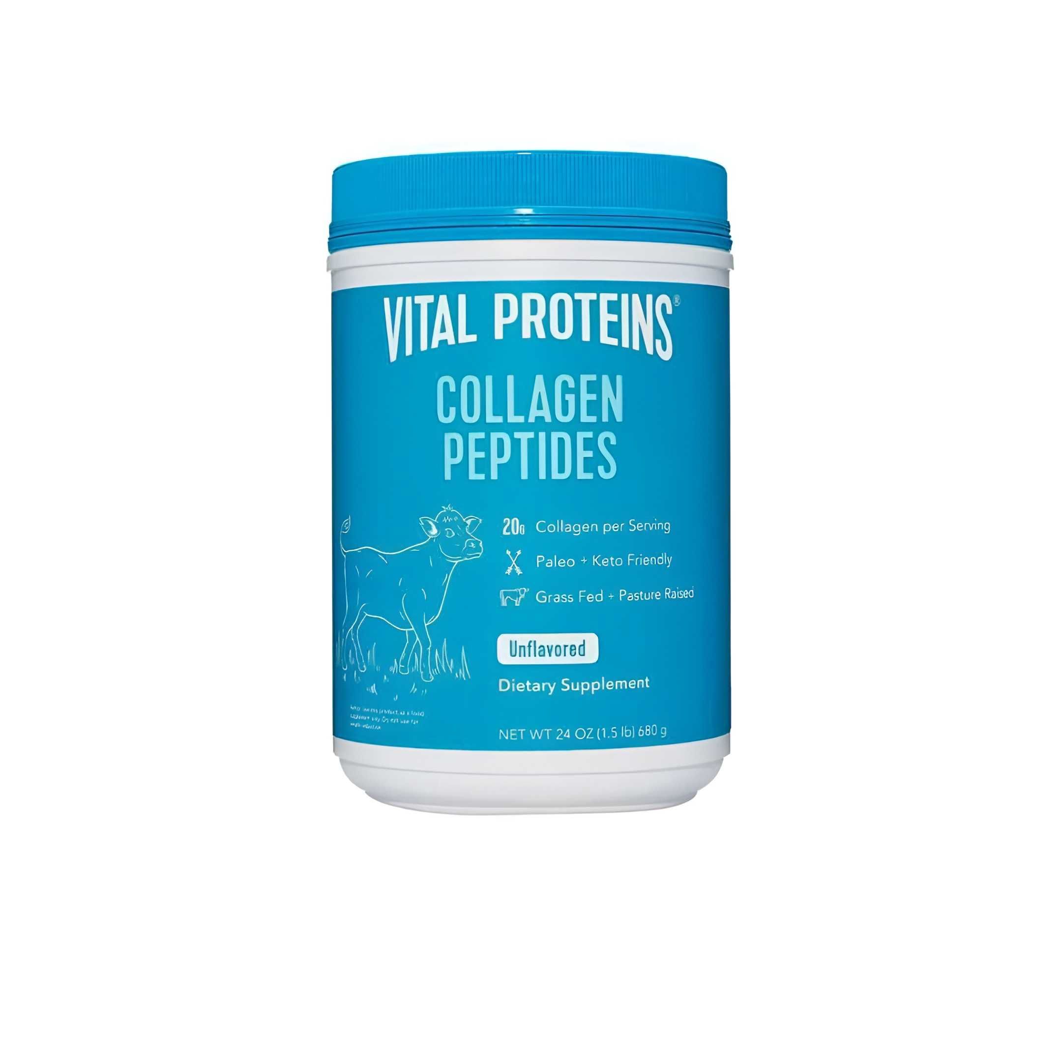 Vital Proteins Collagen peptides,без вкусовых добавок, 680г