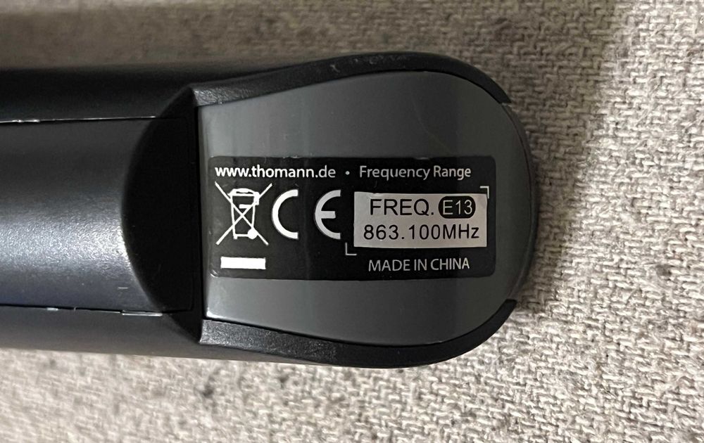 Microfon pentru voce wireless the t.bone TWS One A Vocal 863.100 MHz