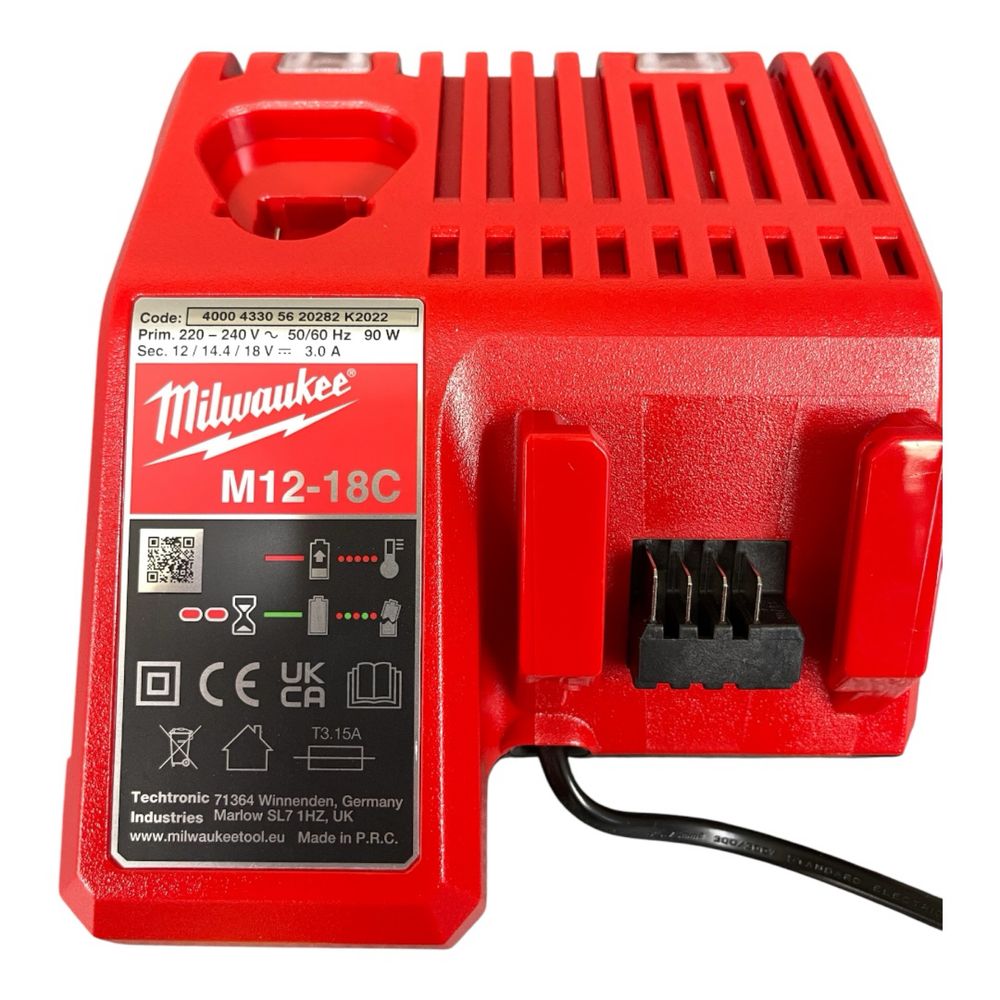 Incarcator Milwaukee NOU pentru baterii 18 volti sau 12 v M12-18C