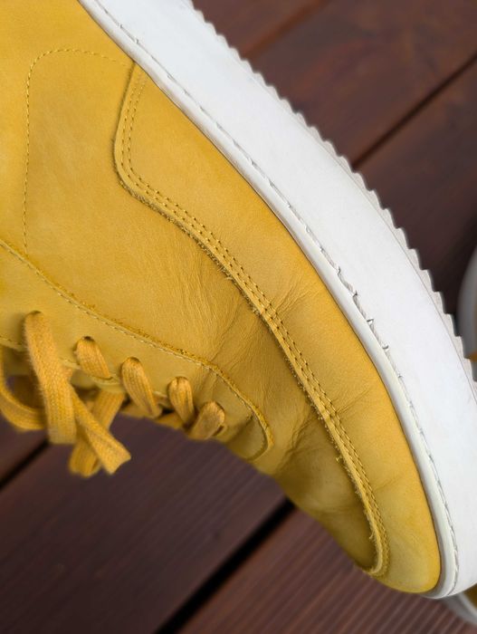 Adidasi Filling Pieces Mondo Low Ripple, galbeni, piele, marime 42