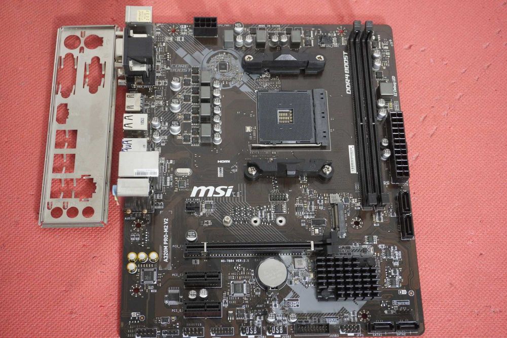 АМ4 Дъно, дънна платка A320M MSI Pro M2 V2  / Вкл.ДДС