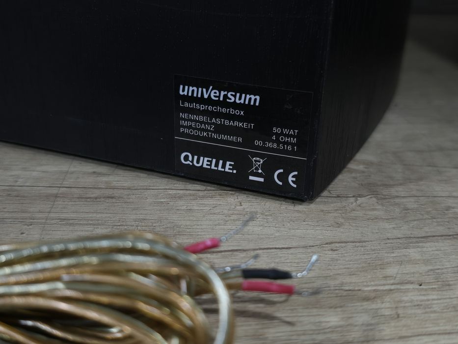 Boxe UNIVERSUM quelle ribbon, hifi audio,  2x50w ,4 ohm