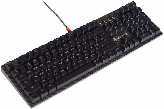 Клавиатура ИГРОВАЯ с подсветкой A4Tech Bloody B810R NetBee черный