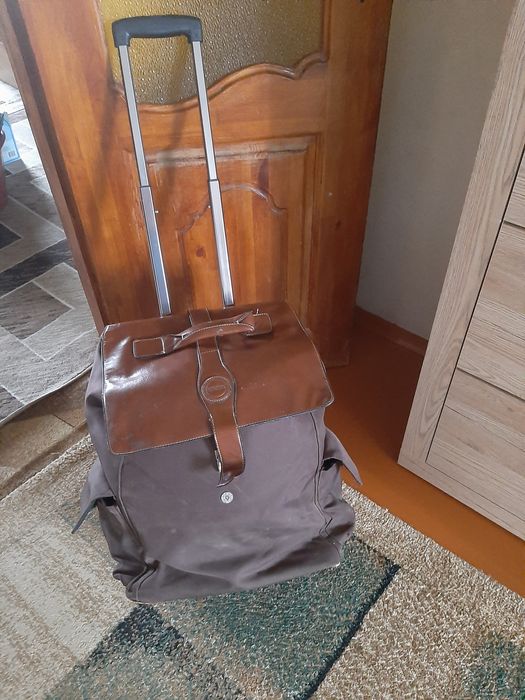 чемодан-сумка  на колесиках жля поездок и больших покупок.