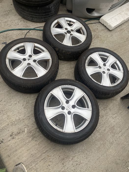 Jante Renault Clio 4 R16 4x100 +anvelope vara 195/55 R16 profil 7-8mm