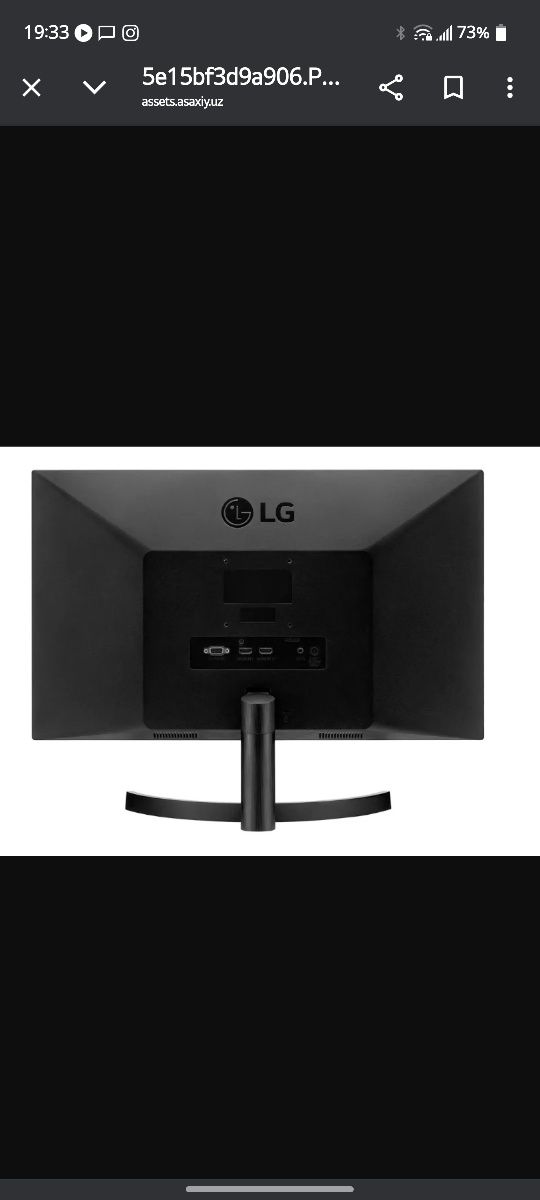 LG 22 dyuymli IPS monitor

22MK600H LED monitor HDMI
