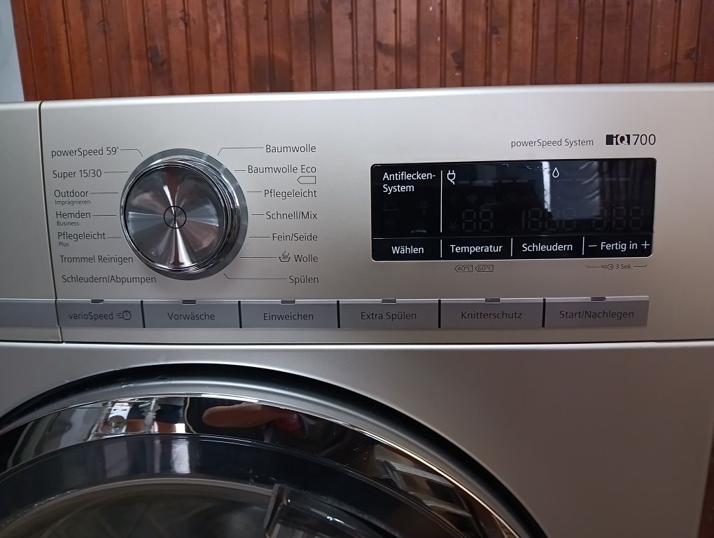 Иноксова пералня Сименс Siemens IQ 700 Made in Germany A+++ 9кг