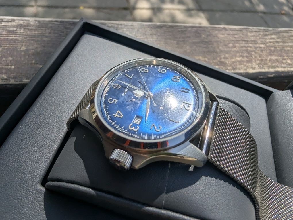 Hamilton eta 2893 43mm glycine 41mm c висок клас eta