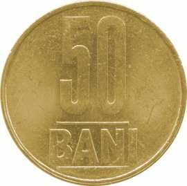 Romania 50 bani, 2008 года