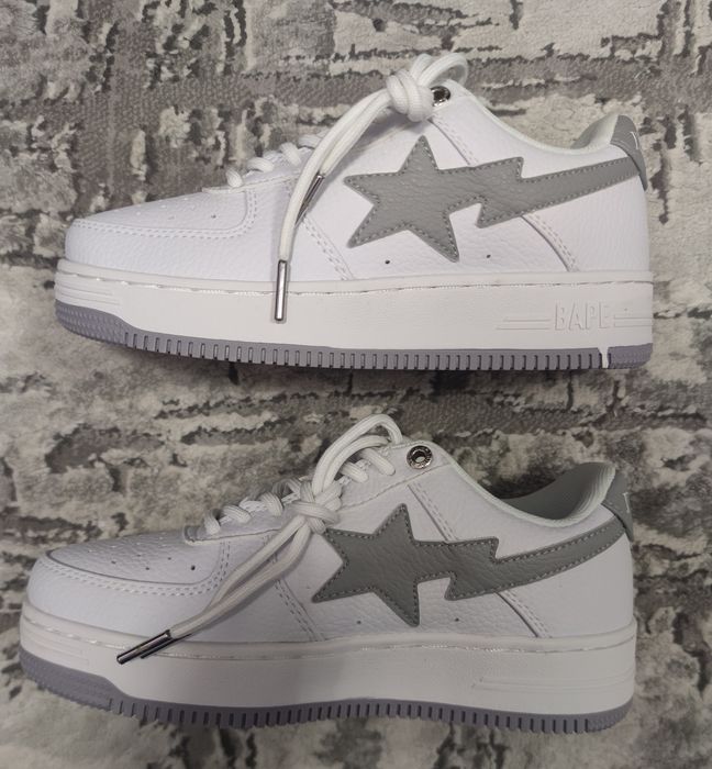 Bape Sta Low, Grey/White, 36 EUR