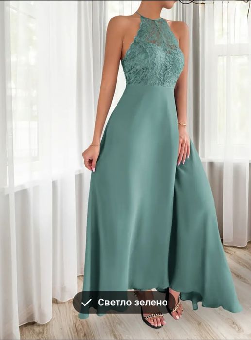 елегантна дамска рокля S