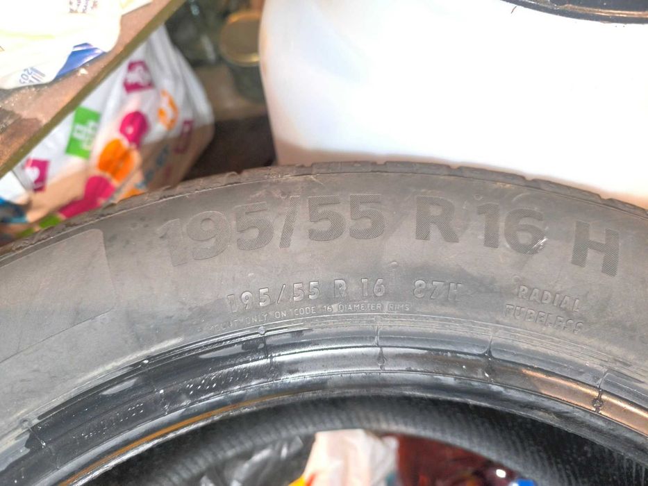 Продавам 4бр. летни гуми Continental EcoContact 195/55 R 16 H