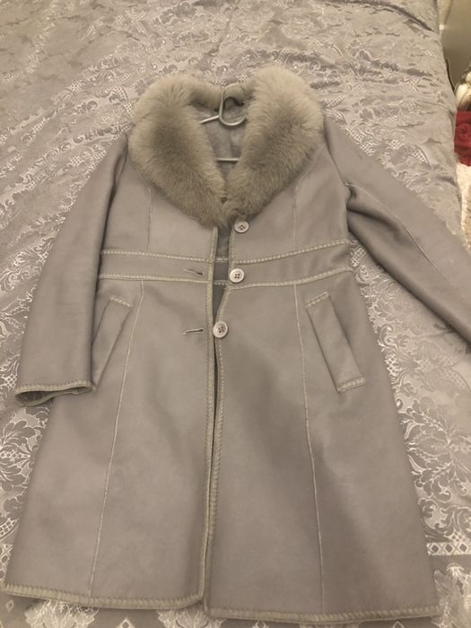 Дубленка натуральная кожа и мех