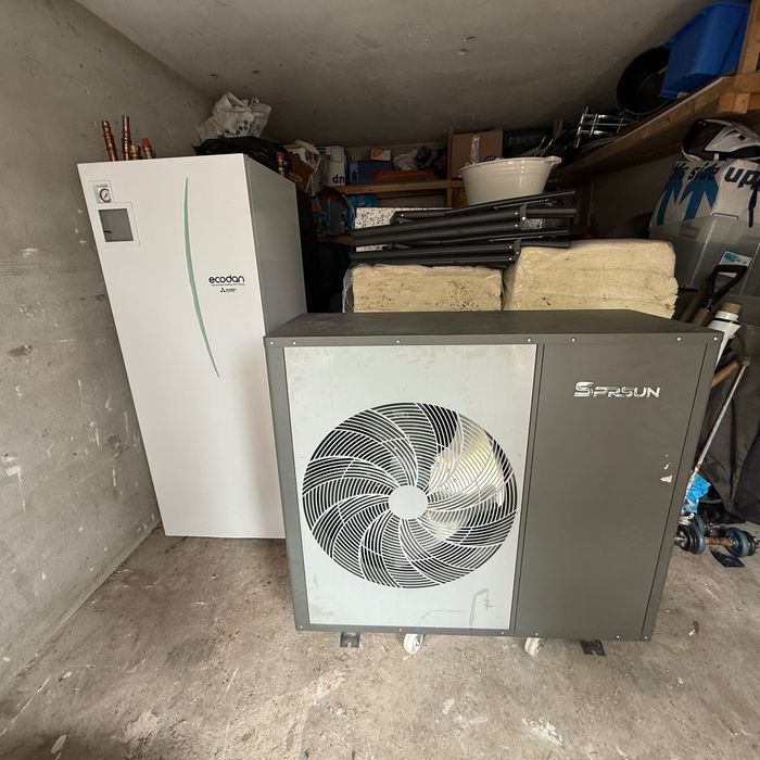 Термопомпа SPRSUN 12KW Inverter Моноблок