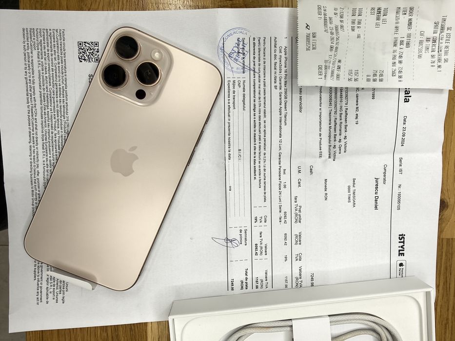 Iphone 16 pro max 256 gb