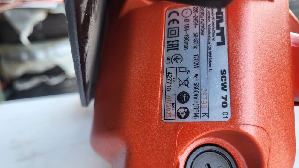 Circulare profesionale Hilti și Makita