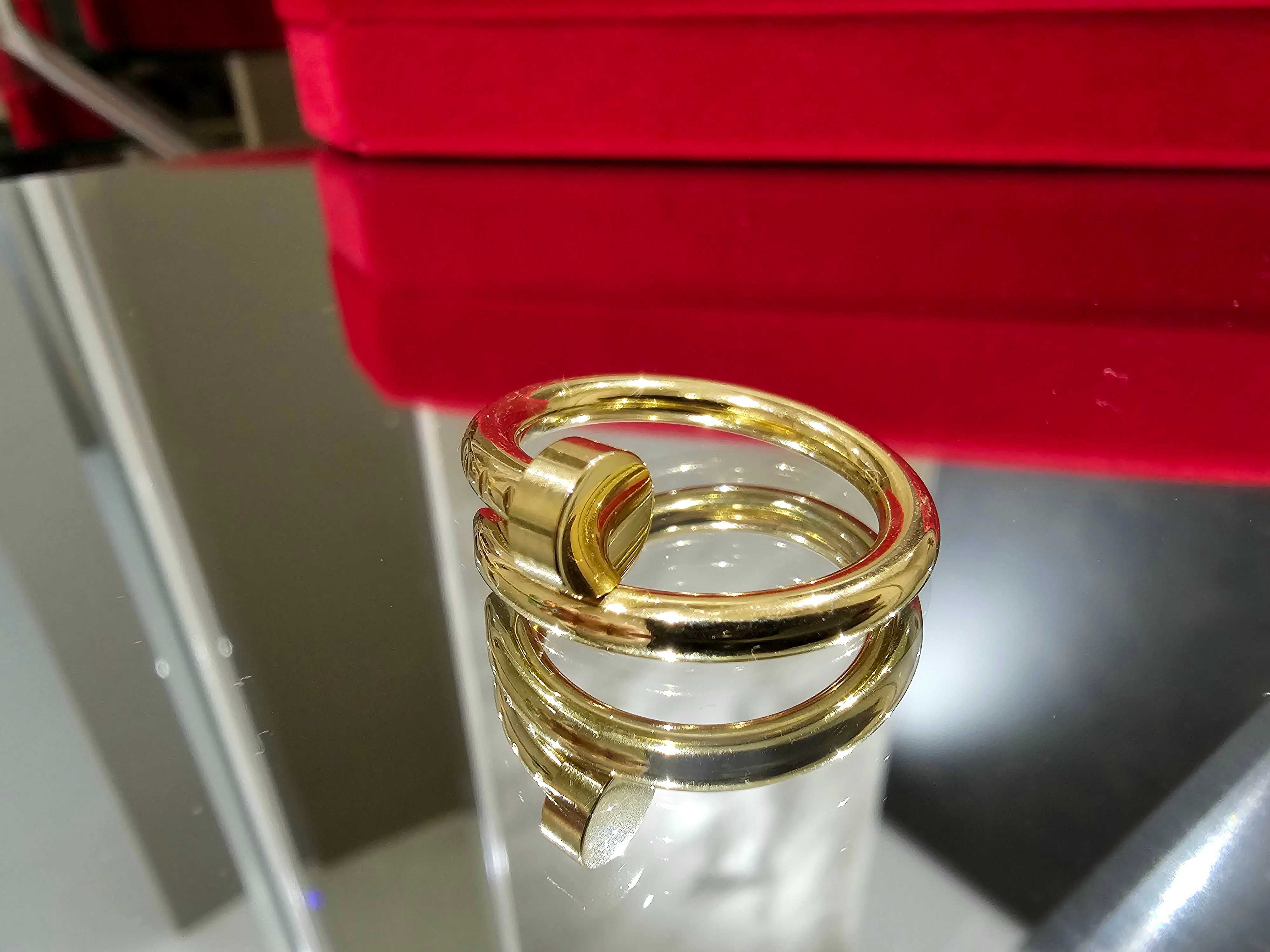 CARTIER Nail Juste un Clou Classic Gold Пръстен Пирон