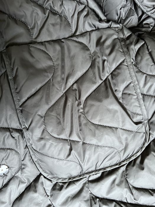 Черно дамско шушляково дълго яке с качулка sOliver black Label