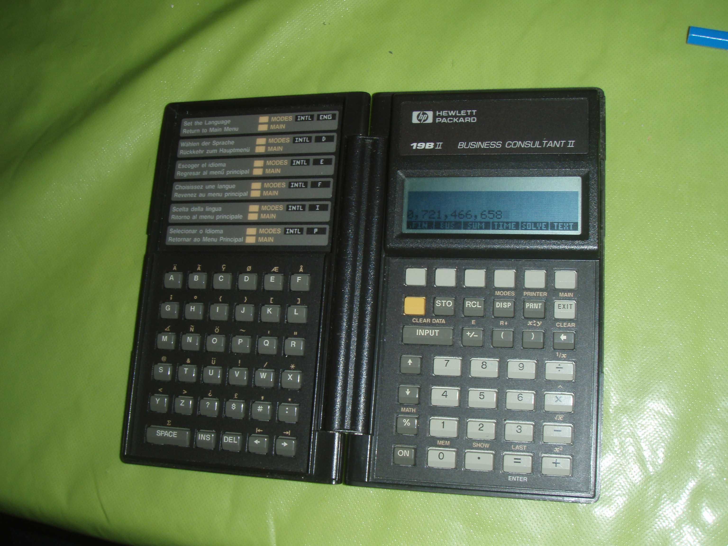 Calculator portabil HP 19B II BUSINESS CONSULTANT II