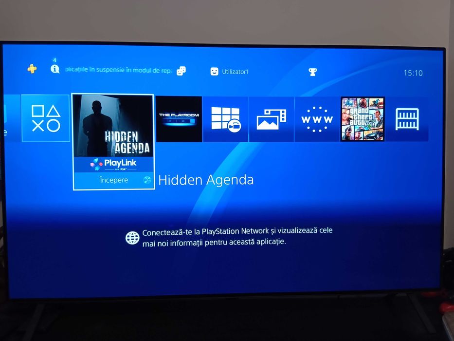 Consola PS4 cu probleme de actualizare soft, in rest functionala