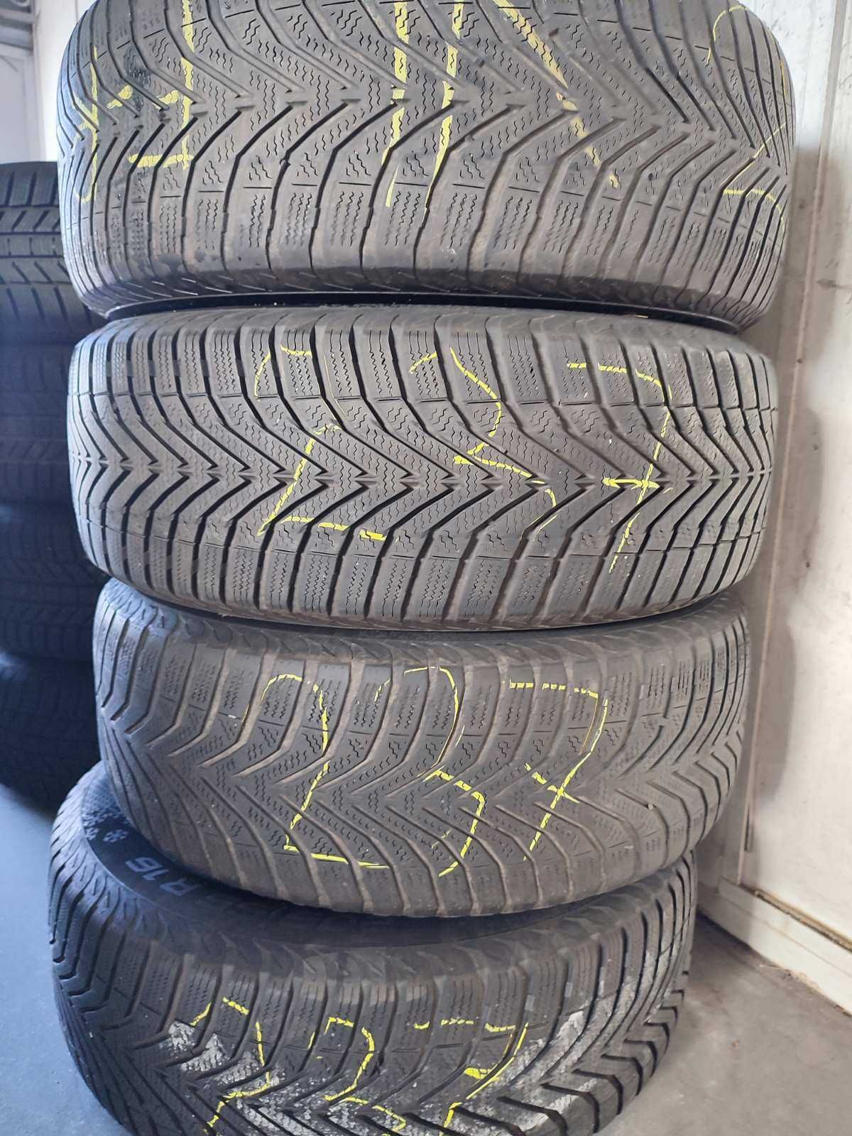 237 - 4бр. Стоманени джанти 16'' 5x105 с гуми 205/55R16 Opel