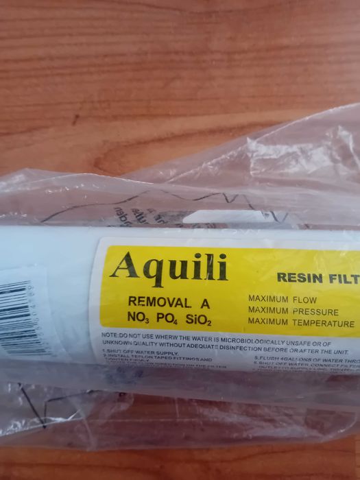 Aquili filtru NO3, PO4, SiO2  nou pt osmoza acvariu